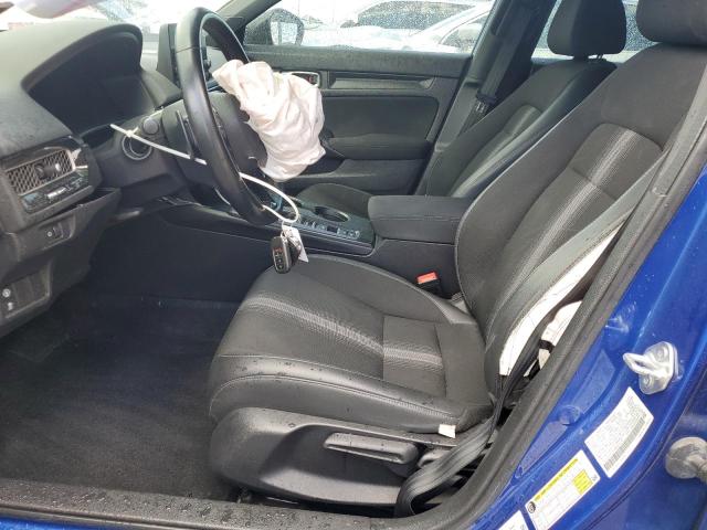 2HGFE2F56NH542587 - 2022 HONDA CIVIC SPORT BLUE photo 7