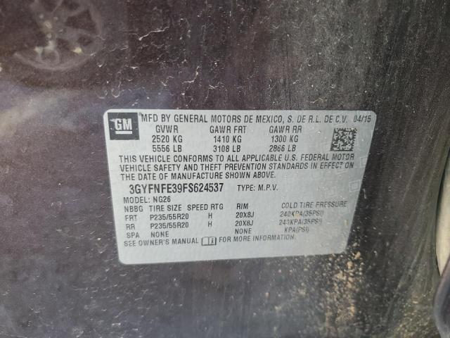 3GYFNFE39FS624537 - 2015 CADILLAC SRX PERFORMANCE COLLECTION Marron photo 13