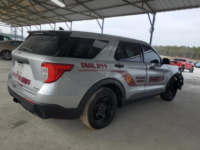 1FM5K8AB9LGA71607 - 2020 FORD EXPLORER POLICE INTERCEPTOR Gümüş foto 3