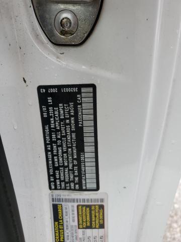 WVWFA71F48V013531 - 2008 VOLKSWAGEN EOS LUX 白色 照片 12