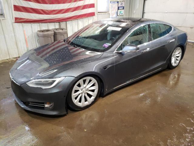 5YJSA1E25HF205252 - 2017 TESLA MODEL S Boz foto 1