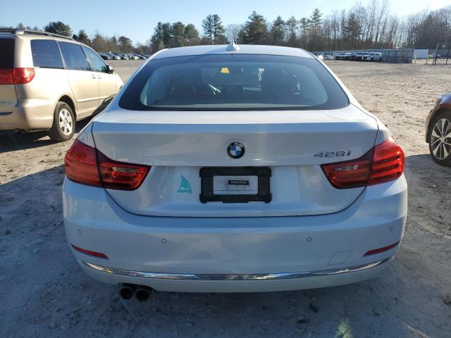 WBA4A5C53FD410289 - 2015 BMW 428 I GRAN COUPE WHITE photo 6