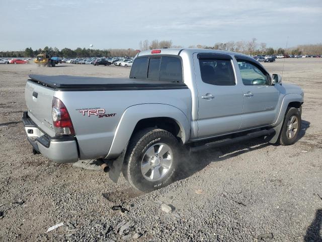 3TMJU4GN3BM120909 - 2011 TOYOTA TACOMA DOUBLE CAB PRERUNNER SILVER photo 3