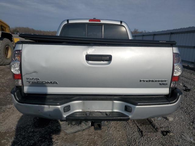 3TMJU4GN3BM120909 - 2011 TOYOTA TACOMA DOUBLE CAB PRERUNNER SILVER photo 6