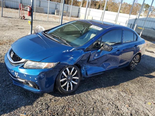 19XFB2F94FE003585 - 2015 HONDA CIVIC EXL ლურჯი ფოტო 1