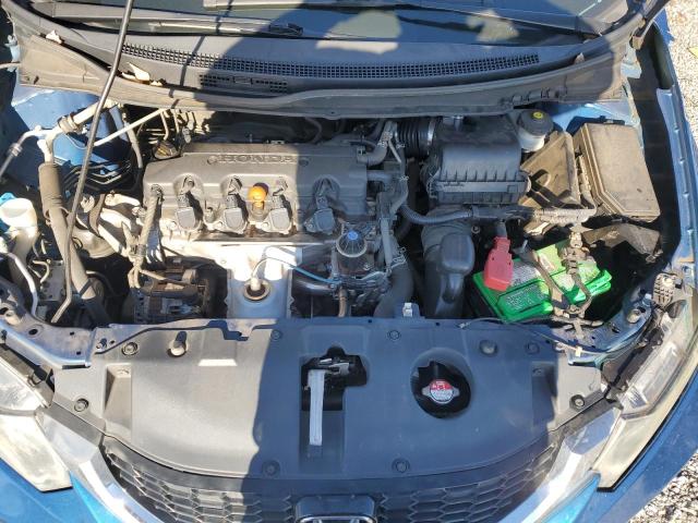 19XFB2F94FE003585 - 2015 HONDA CIVIC EXL ლურჯი ფოტო 11