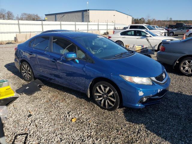 19XFB2F94FE003585 - 2015 HONDA CIVIC EXL ლურჯი ფოტო 4