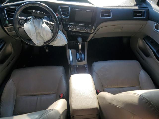 19XFB2F94FE003585 - 2015 HONDA CIVIC EXL ლურჯი ფოტო 8