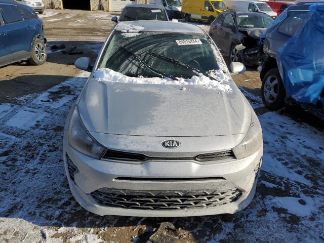 3KPA24ADXME386608 - 2021 KIA RIO LX SILVER photo 5