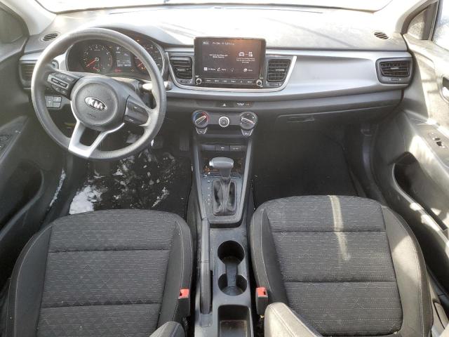 3KPA24ADXME386608 - 2021 KIA RIO LX SILVER photo 8