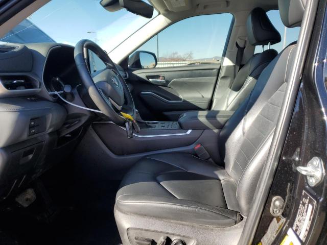 5TDHZRBH9NS231855 - 2022 TOYOTA HIGHLANDER XLE BLACK photo 7
