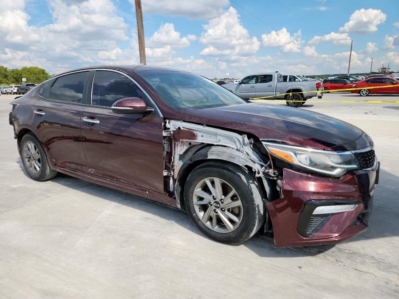 5XXGT4L3XKG344780 - 2019 KIA OPTIMA LX Марун фото 4