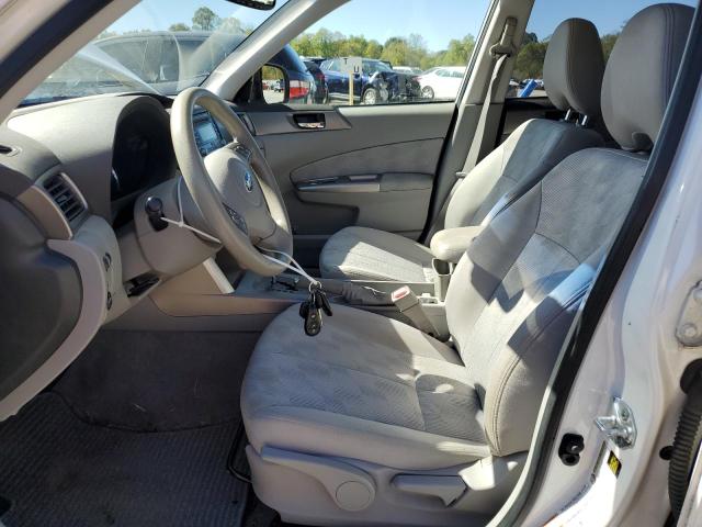 JF2SH63609H775385 - 2009 SUBARU FORESTER 2.5X PREMIUM WHITE photo 7