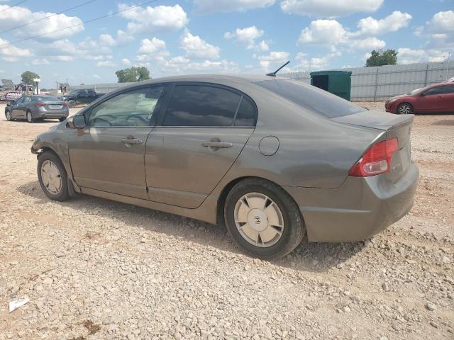 JHMFA36288S030136 - 2008 HONDA CIVIC HYBRID GRAY photo 2