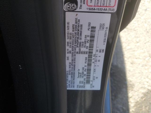 3FADP4EJ0KM164134 - 2019 FORD FIESTA SE 石墨色 照片 12