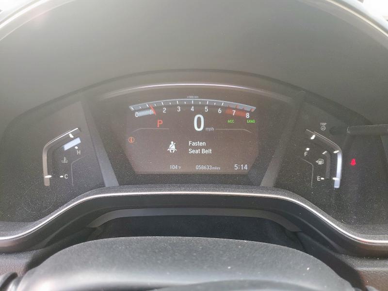 7FARW1H57HE037687 - 2017 HONDA CR-V EX SILVER photo 9