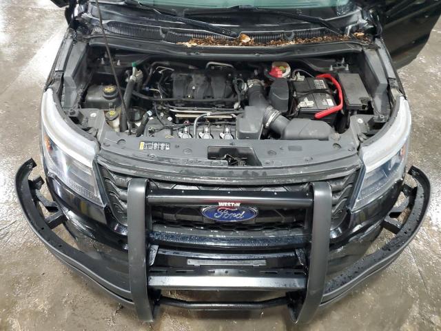 1FM5K8AR7JGB67987 - 2018 FORD EXPLORER POLICE INTERCEPTOR Чорний фото 12
