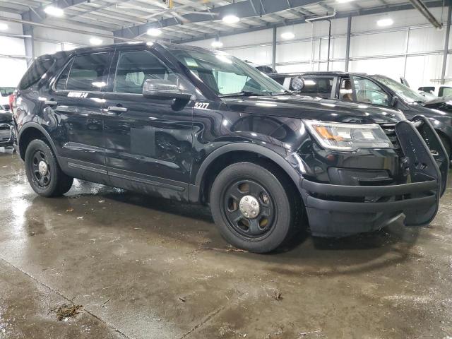 1FM5K8AR7JGB67987 - 2018 FORD EXPLORER POLICE INTERCEPTOR Чорний фото 4