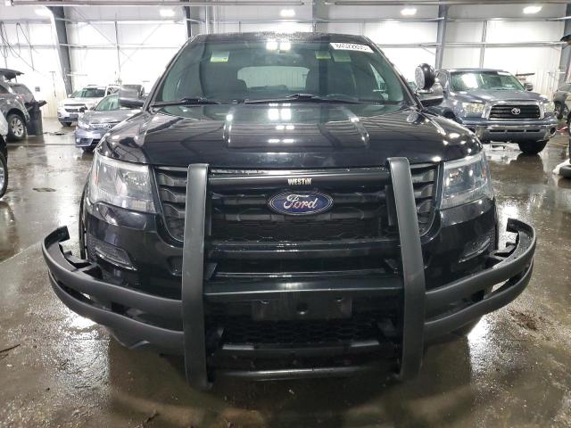 1FM5K8AR7JGB67987 - 2018 FORD EXPLORER POLICE INTERCEPTOR Чорний фото 5