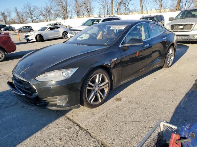 5YJSA1E23FF112940 - 2015 TESLA MODEL S BLACK photo 1