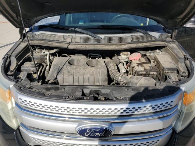 1FM5K7D97EGC60004 - 2014 FORD EXPLORER XLT BLACK photo 12