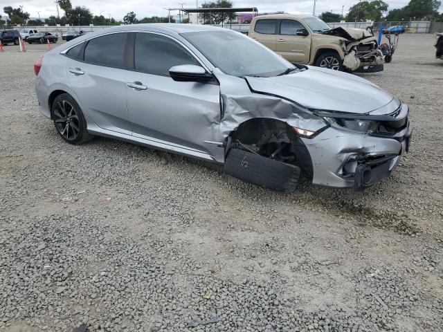 2HGFC2F88LH551966 - 2020 HONDA CIVIC SPORT SILVER photo 4