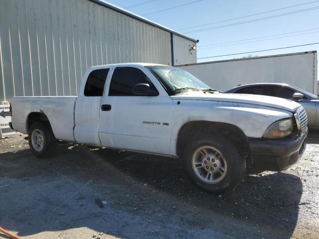 1B7GL22X0YS517133 - 2000 DODGE DAKOTA WHITE photo 4