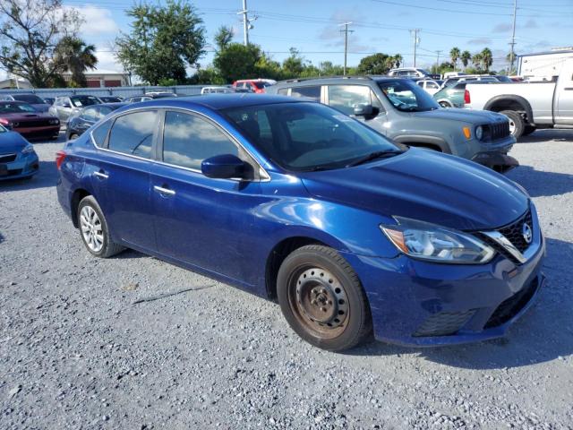 3N1AB7AP2KY434466 - 2019 NISSAN SENTRA S BLUE photo 4