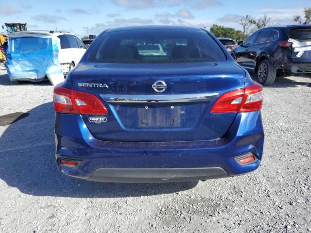 3N1AB7AP2KY434466 - 2019 NISSAN SENTRA S BLUE photo 6