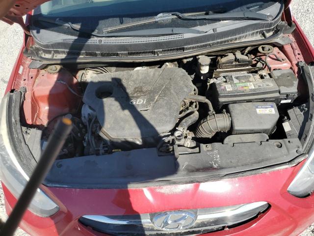 KMHCT4AEXGU978753 - 2016 HYUNDAI ACCENT SE RED photo 11