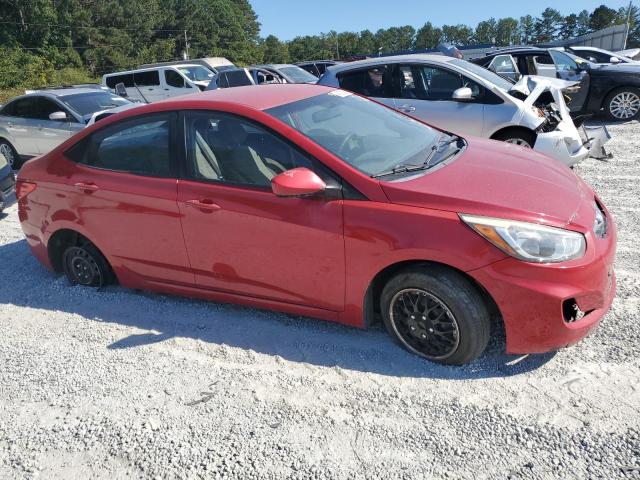 KMHCT4AEXGU978753 - 2016 HYUNDAI ACCENT SE RED photo 4
