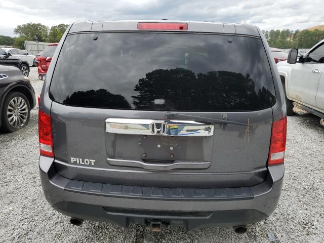 5FNYF3H53EB023865 - 2014 HONDA PILOT EXL GRAY photo 6