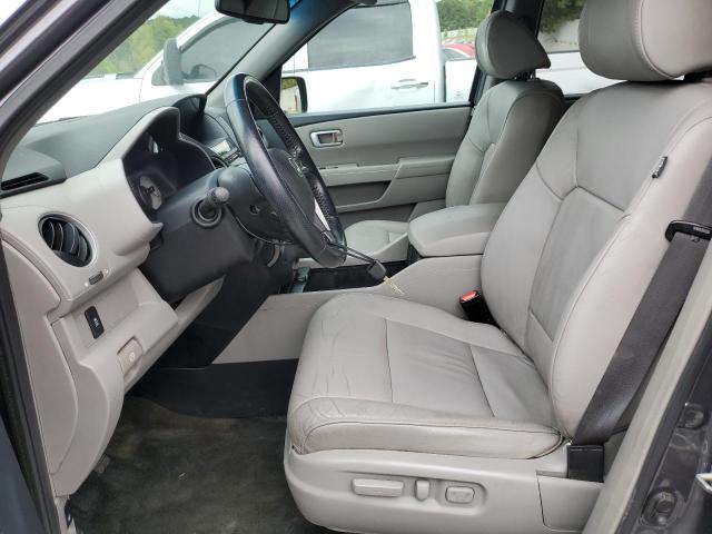 5FNYF3H53EB023865 - 2014 HONDA PILOT EXL GRAY photo 7