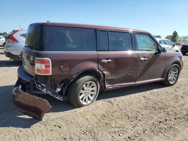 2FMGK5CC0ABB29640 - 2010 FORD FLEX SEL BURGUNDY photo 3