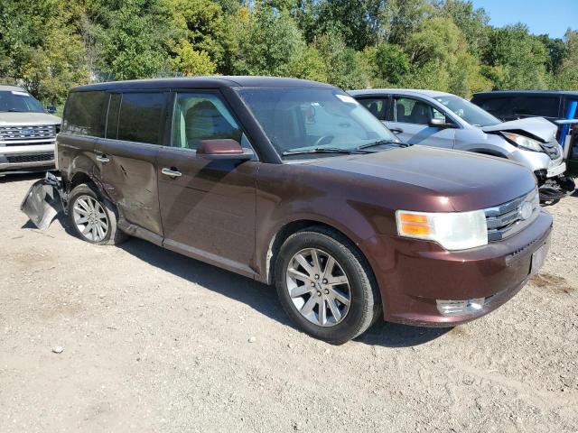 2FMGK5CC0ABB29640 - 2010 FORD FLEX SEL BURGUNDY photo 4