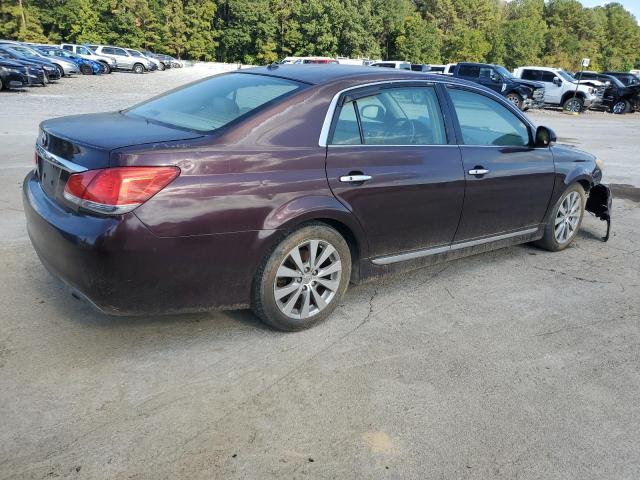 4T1BK3DB0BU421210 - 2011 TOYOTA AVALON BASE Lila Foto 3