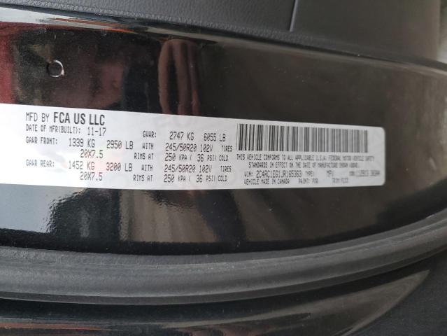 2C4RC1EG1JR165363 - 2018 CHRYSLER PACIFICA TOURING L PLUS BLACK photo 14