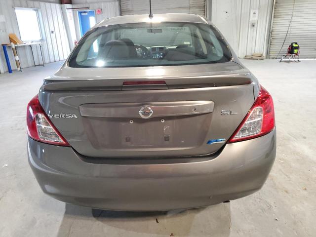 3N1CN7AP8DL863739 - 2013 NISSAN VERSA S GRAY photo 6