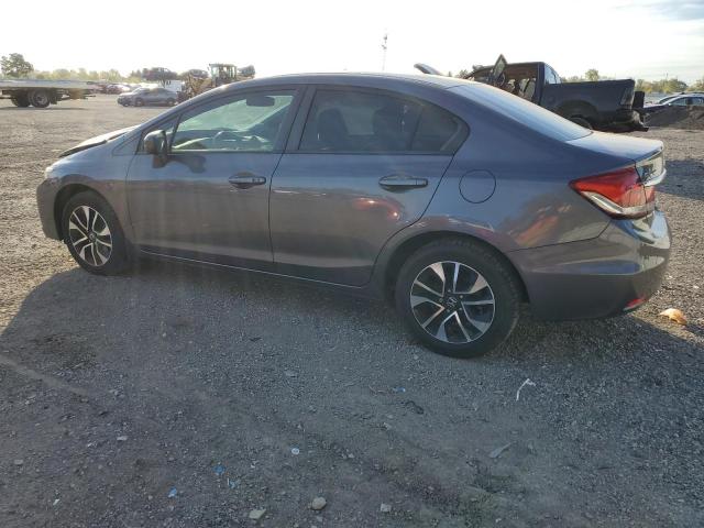 2HGFB2F56EH042146 - 2014 HONDA CIVIC LX GRAY photo 2