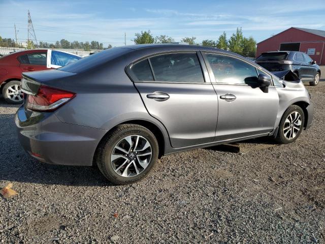 2HGFB2F56EH042146 - 2014 HONDA CIVIC LX GRAY photo 3