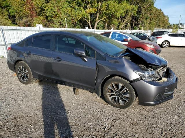 2HGFB2F56EH042146 - 2014 HONDA CIVIC LX GRAY photo 4