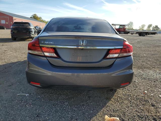 2HGFB2F56EH042146 - 2014 HONDA CIVIC LX GRAY photo 6