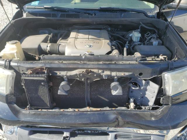 5TBBV54127S453188 - 2007 TOYOTA TUNDRA DOUBLE CAB SR5 BLACK photo 11