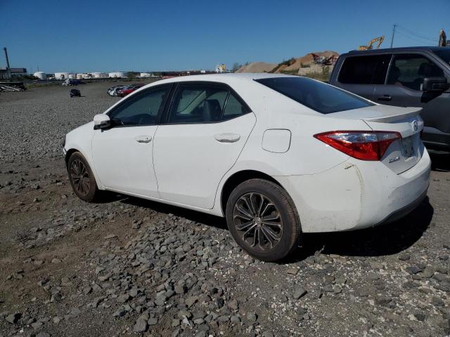 2T1BURHE8FC273722 - 2015 TOYOTA COROLLA L WHITE photo 2