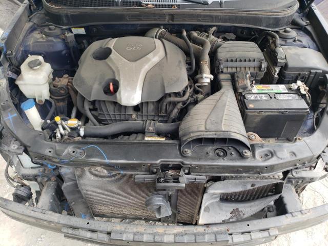 5NPEC4AB4BH213706 - 2011 HYUNDAI SONATA SE 蓝色 照片 22