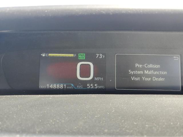 JTDKARFU8K3102569 - 2019 TOYOTA PRIUS ვერცხლისფერი ფოტო 9