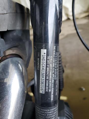 1HD1GX4138K336316 - 2008 HARLEY-DAVIDSON FXDBI Negro foto 9