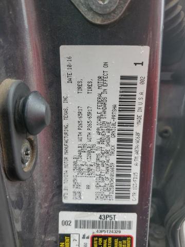 5TFDZ5BN3HX016659 - 2017 TOYOTA TACOMA DOUBLE CAB رمادي صورة 12