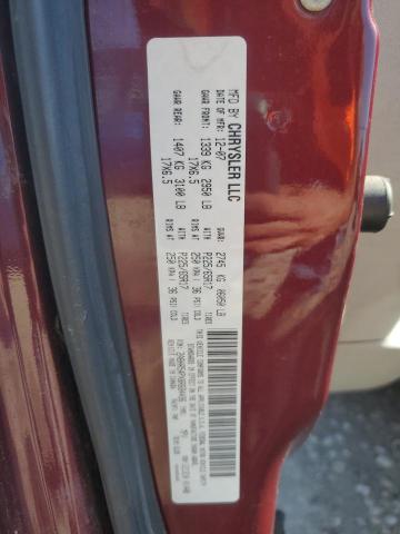 2A8HR54PX8R684496 - 2008 CHRYSLER TOWN & COU TOURING RED photo 13