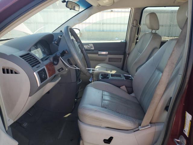 2A8HR54PX8R684496 - 2008 CHRYSLER TOWN & COU TOURING RED photo 7